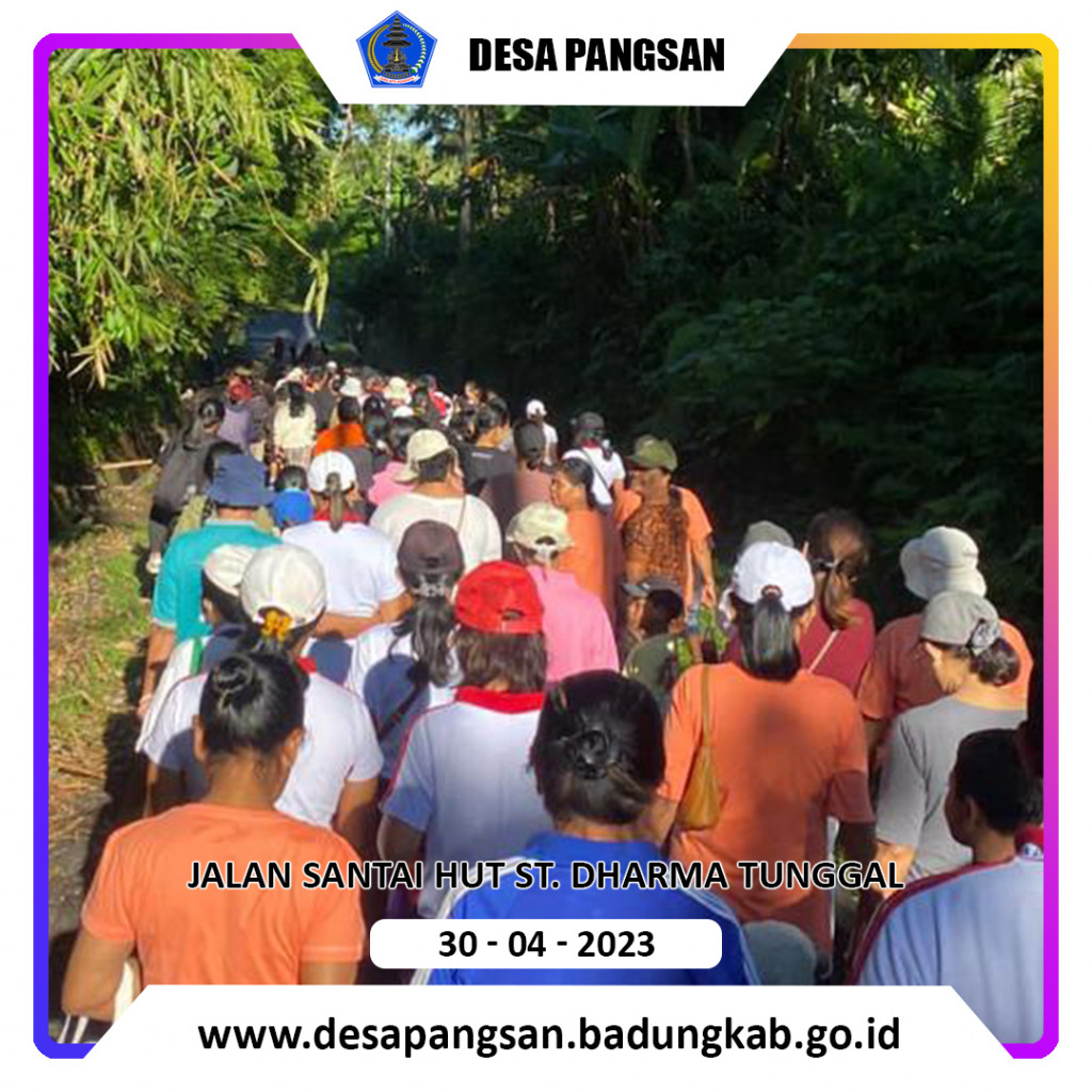 Jalan Santai serangkaian HUT ST.Dharma Tunggal Tahun 2023